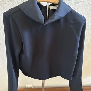 Aritzia Babaton Black Elegant Blouse